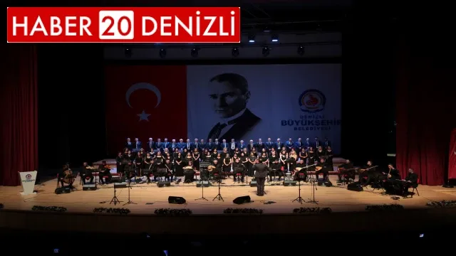 Denizli’de 100. yıla özel Ata’nın sevdiği türküler seslendirildi