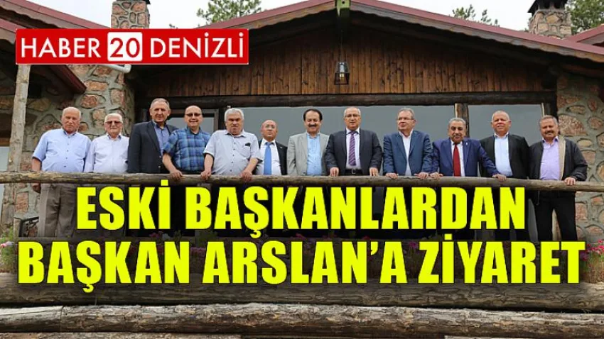 Eski Başkanlardan Başkan Arslan’a Ziyaret