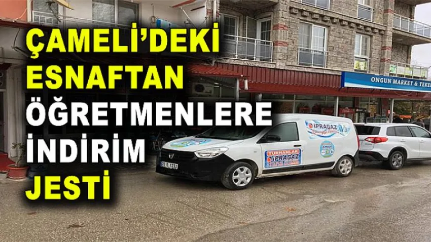 Çameli'deki Esnaftan Öğretmenlere İndirim Jesti