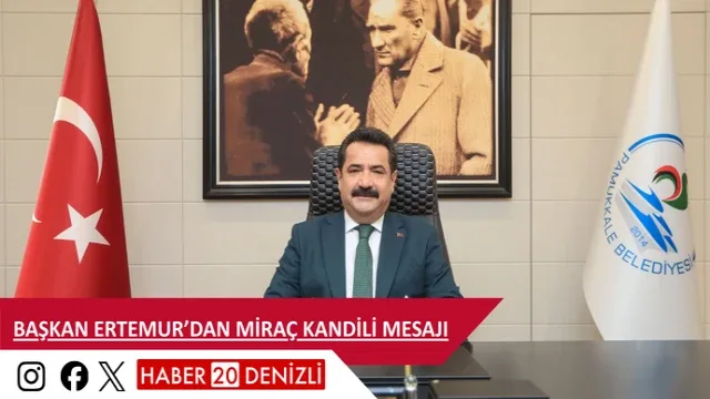 Başkan Ertemur’dan Miraç Kandili Mesajı