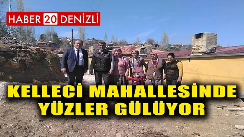 Kelleci Mahallesinde Yüzler Gülüyor