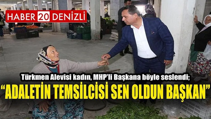 Adaletin Temsilcisi Sen Oldun Başkan
