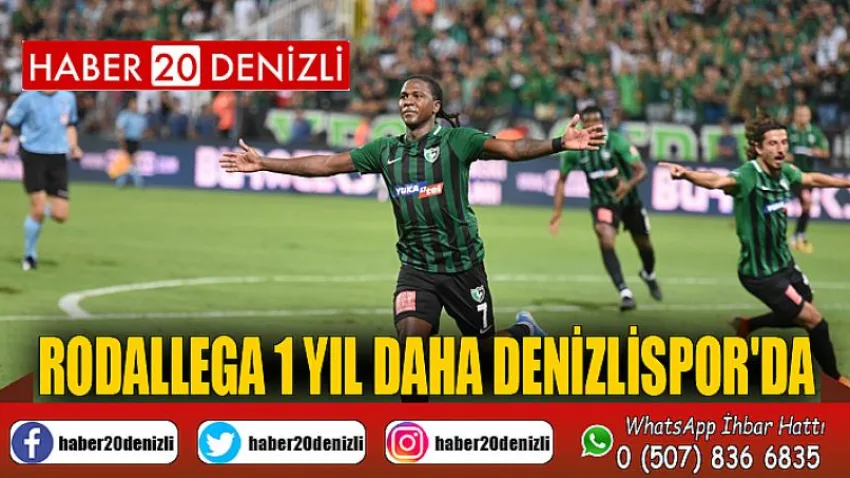 Rodallega 1 yıl daha Denizlispor'da