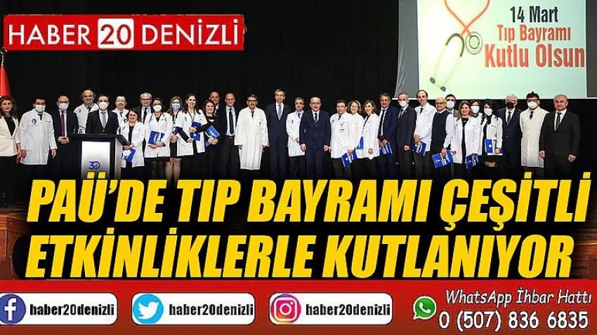 PAÜ’de Tıp Bayramı Çeşitli Etkinliklerle Kutlanıyor