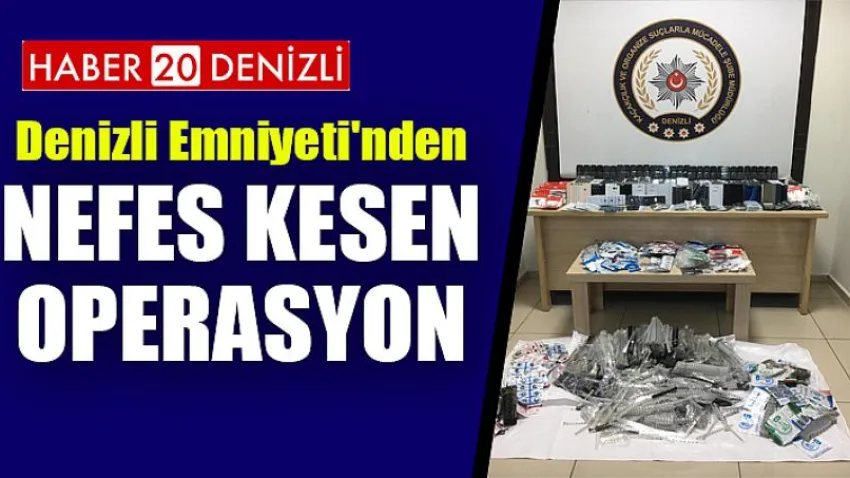 Denizli Emniyeti'nden Nefes Kesen Operasyon