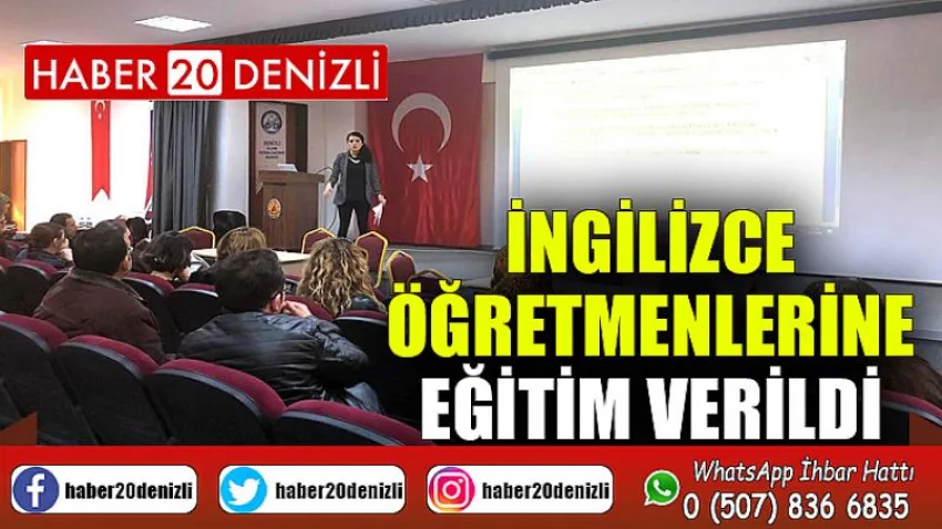 İngilizce Öğretmenlerine Eğitim Verildi