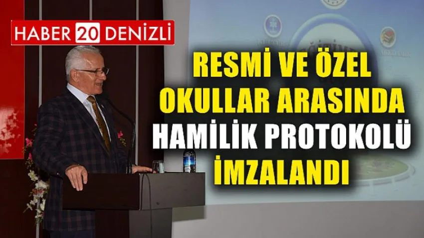 Resmi ve Özel Okullar Arasında Hamilik Protokolü İmzalandı