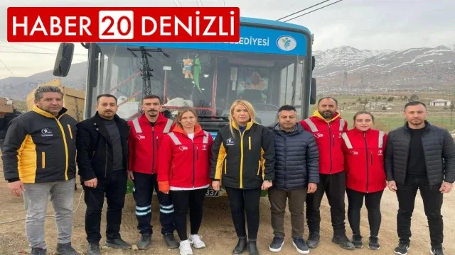 Başkan Şeniz Doğan Deprem Bölgesinde