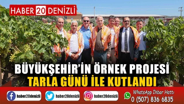 Büyükşehir’in örnek projesi Tarla Günü ile kutlandı