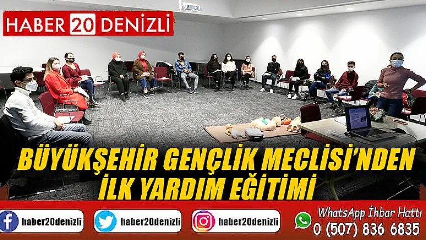 Büyükşehir Gençlik Meclisi’nden ilk yardım eğitimi