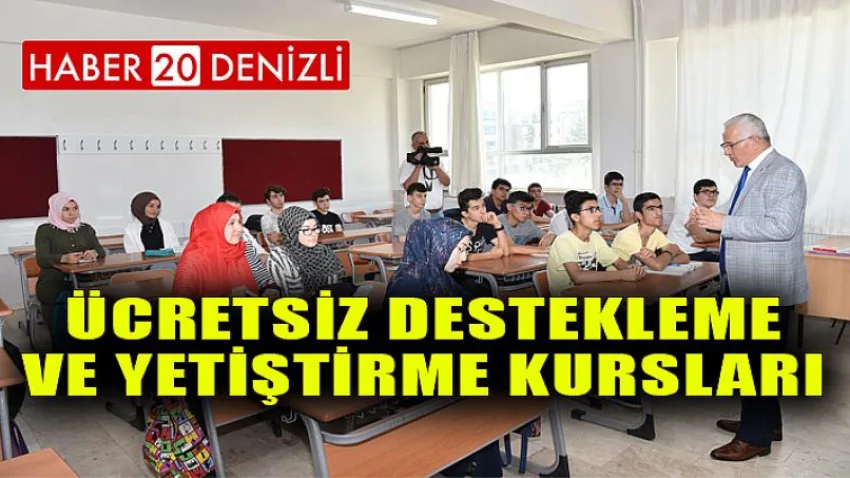 Ücretsiz Destekleme ve Yetiştirme Kursları