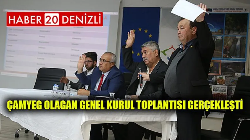 Çamyeg Olagan Genel Kurul Toplantısı Gerçekleşti