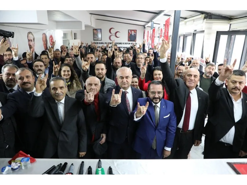 Denizli MHP'de bayrak değişimi