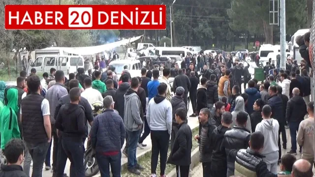 Maçta başlayan sözlü tartışma, bitiş düdüğüyle sokağa taştı