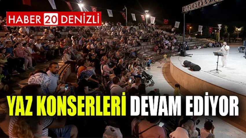 Yaz konserleri devam ediyor