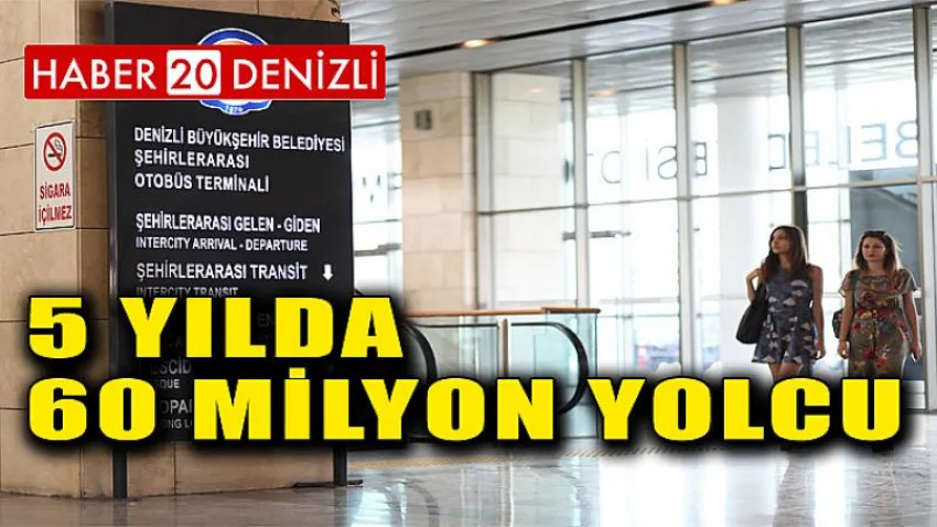 5 yılda 60 milyon yolcu
