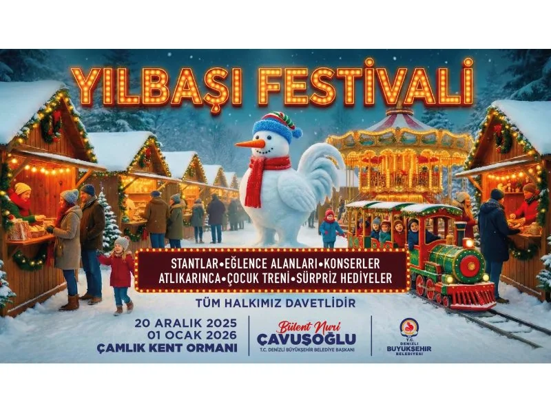 Denizli Büyükşehir Belediyesi Yeni Yıl Etkinlik Duyurusu