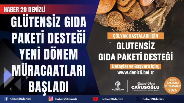 Glütensiz Gıda Paketi Desteği yeni dönem müracaatları başladı