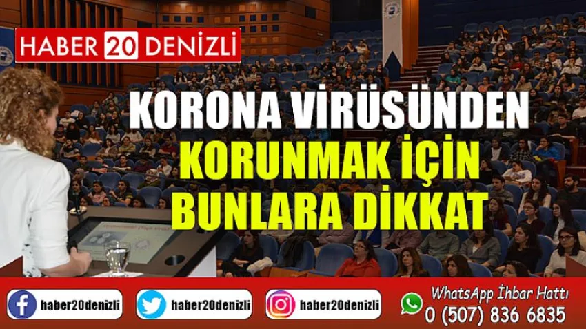 Korona virüsünden korunmak için bunlara dikkat