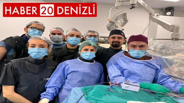 Denizli’de ilk defa ameliyatsız mitral kapak yetmezliği tamiri yapıldı