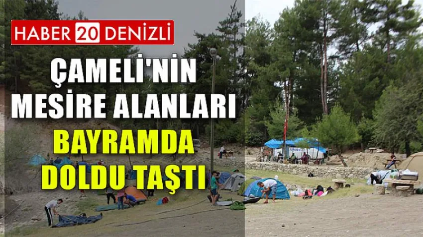 Çameli'nin Mesire Alanları Bayramda Doldu Taştı