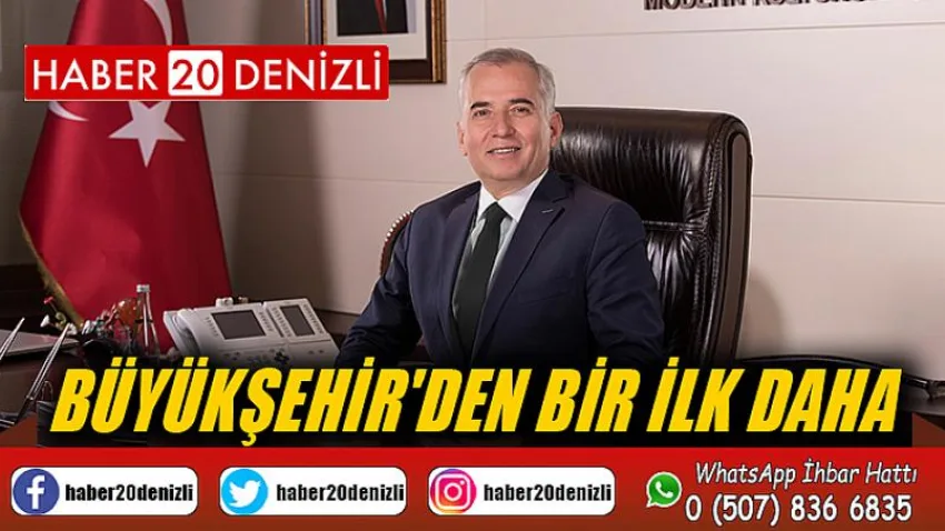 Büyükşehir'den Bir İlk Daha