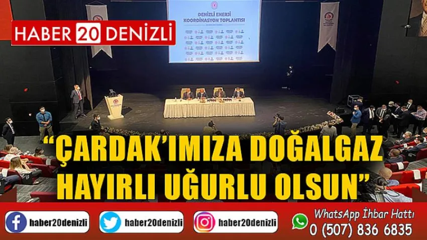 Çardak’ımıza Doğalgaz Hayırlı Uğurlu Olsun