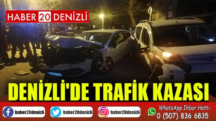 Denizli'de trafik kazası