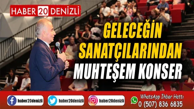 Geleceğin sanatçılarından muhteşem konser