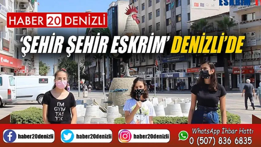 ‘Şehir Şehir Eskrim’ Denizli’de