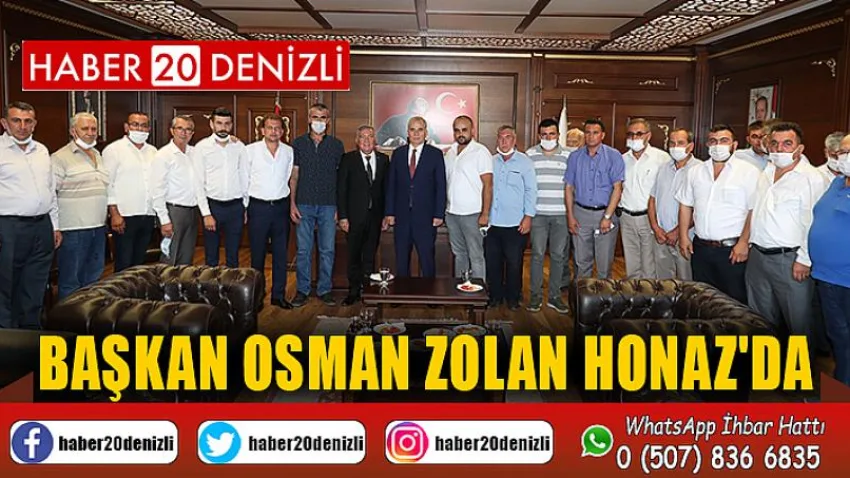 Başkan Osman Zolan, Honaz'da
