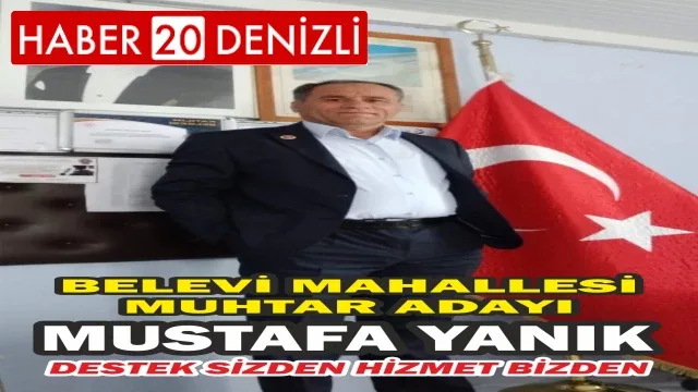 Belevi Mahallesi Muhtar Adayı Mustafa Yanık