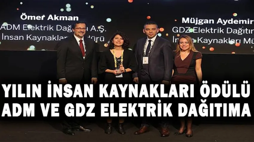Yılın İnsan Kaynakları Ödülü Adm ve Dgz Elektrik Dağıtıma