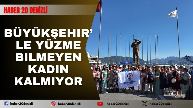 Büyükşehir’le yüzme bilmeyen kadın kalmıyor