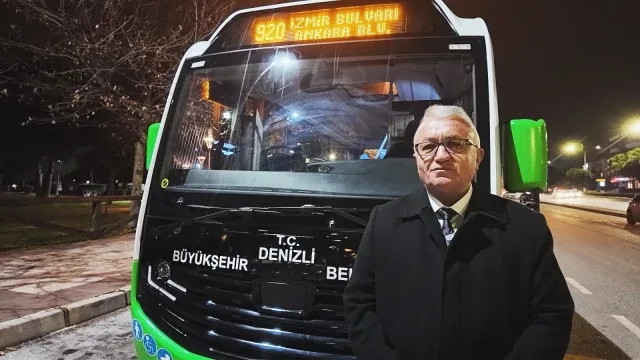 Denizli'de gece seferleri ile kesintisiz ulaşım başladı