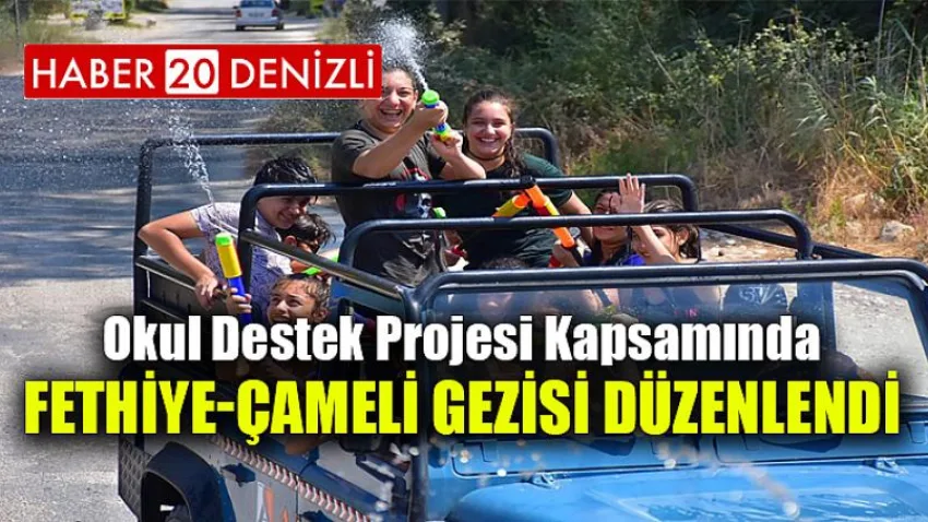 Okul Destek Projesi Kapsamında Fethiye-Çameli Gezisi Düzenlendi