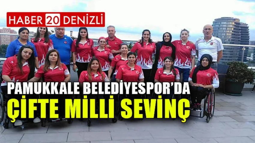 Pamukkale Belediyespor’da Çifte Milli Sevinç
