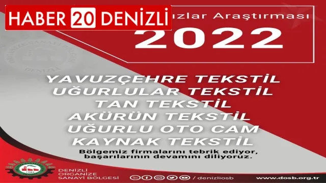OSBÜK OSB’lerin Yıldızları