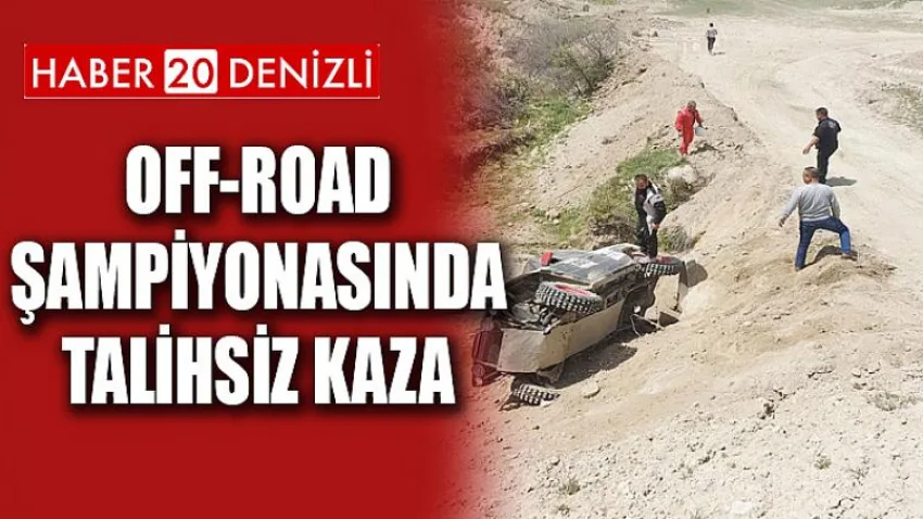 Off-road Şampiyonasında Talihsiz Kaza