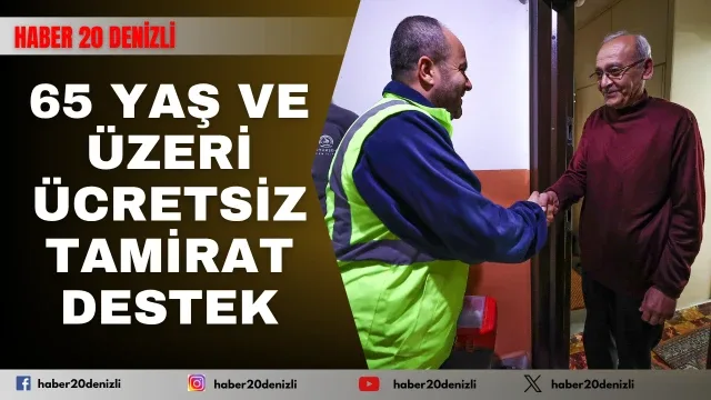Büyükşehir yaşlıların günlük yaşamını kolaylaştırıyor 65 yaş ve üzeri ücretsiz tamirat desteği sürüyor