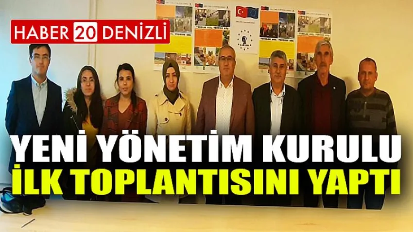Yeni Yönetim Kurulu İlk Toplantısını Yaptı