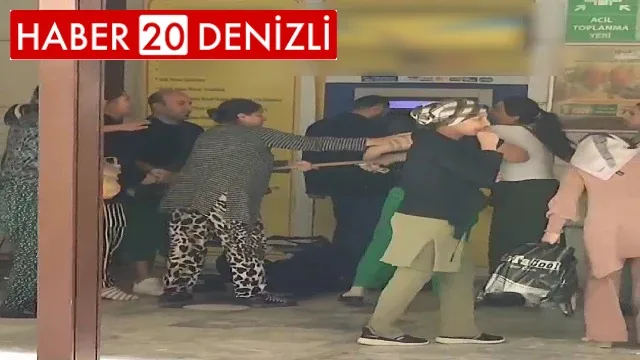 ATM'de sıra bekleyen kadınlar yumruklu kavgaya tutuştu