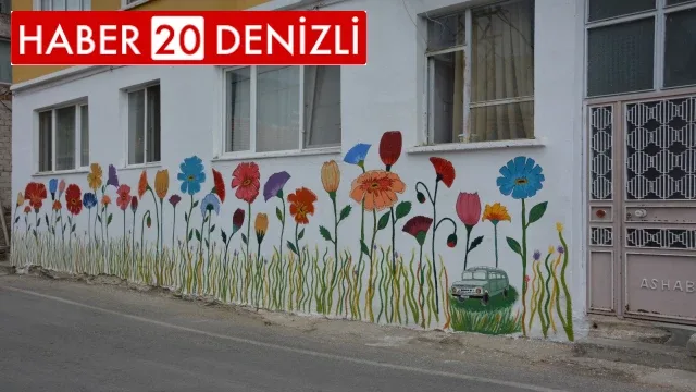 Babadağ sokakları çiçek açtı