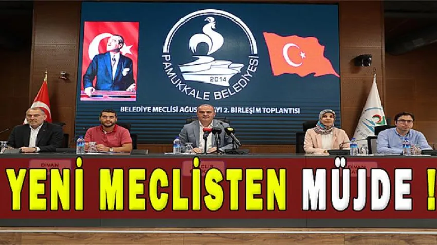 Yeni Meclisten Müjde !