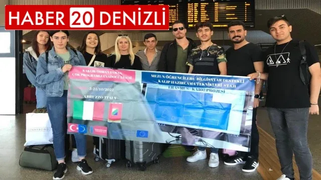 Honaz’ın genç modacıları, İtalya’da dijital kalıp hazırlamayı öğrendi