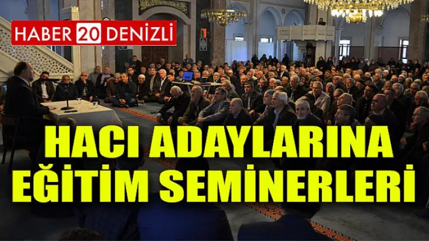 İl Müftülüğü’nden Hacı Adaylarına Eğitim Seminerleri