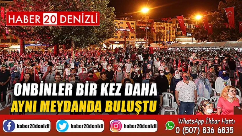 Onbinler Bir Kez Daha Aynı Meydanda Buluştu
