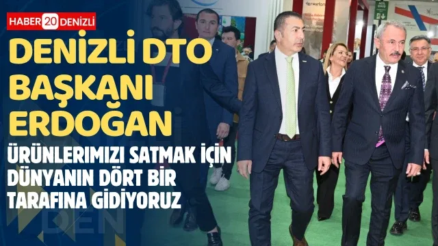 Ürünlerimizi satmak için dünyanın dört bir tarafına gidiyoruz