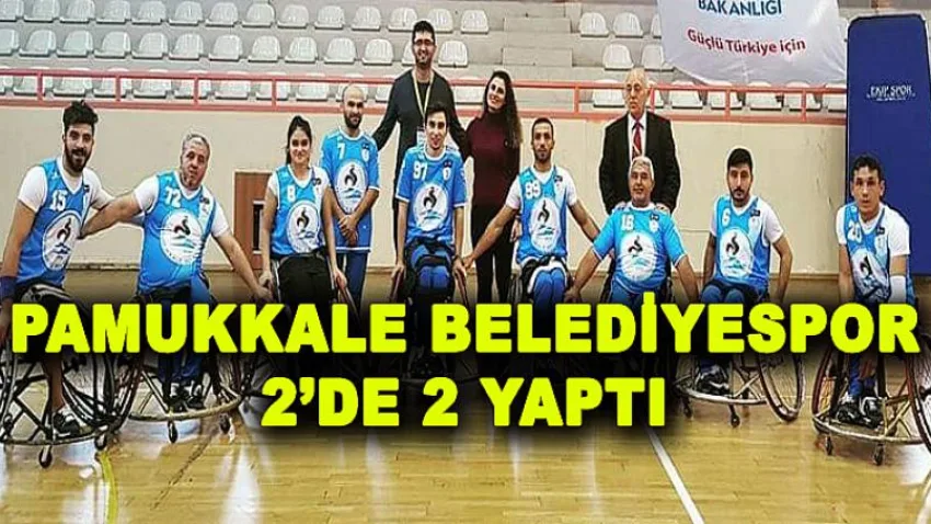 Pamukkale Belediyespor 2’De 2 Yaptı