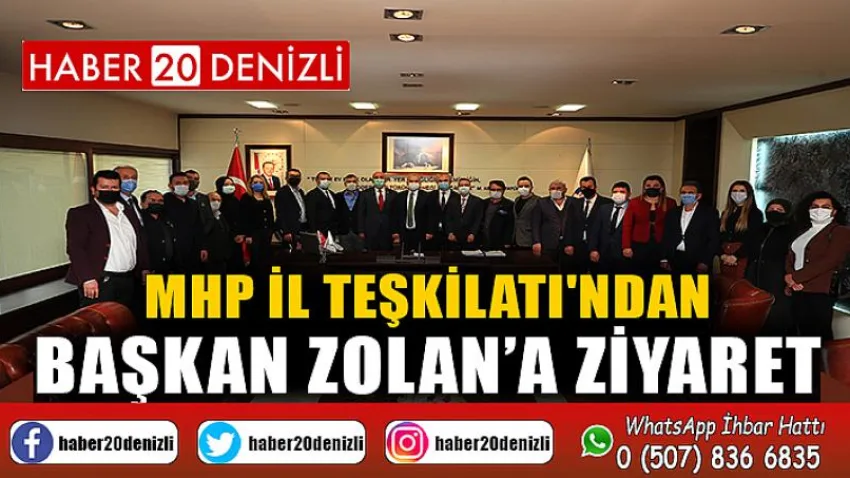 MHP İl Teşkilatı'ndan Başkan Zolan’a ziyaret